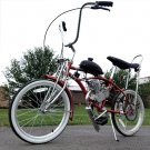 49cc Motorized Lowrider Bike Gas Powered Motor Bicycle