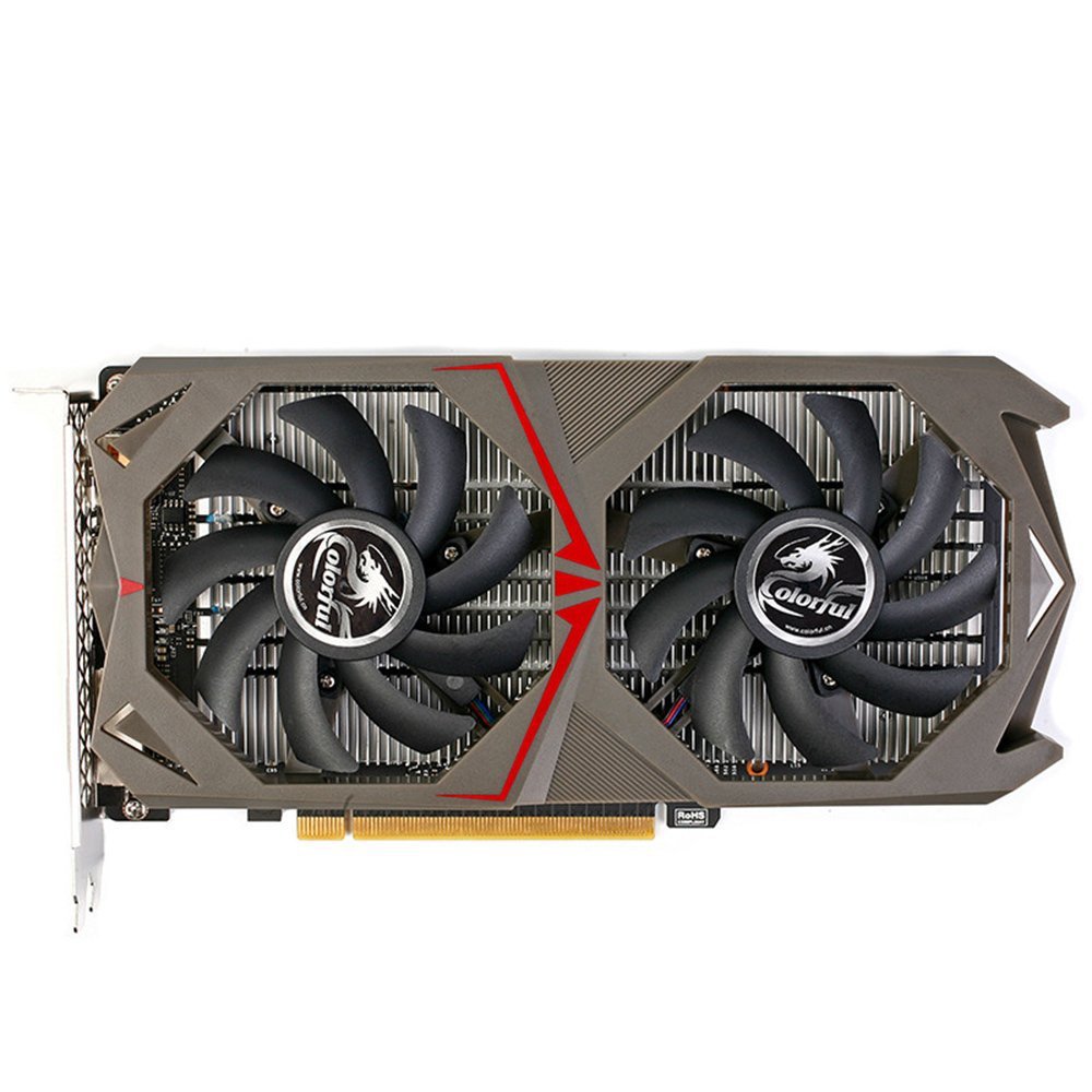 KKmoon Colorful Video Graphics Card NVIDIA GeForce GTX 1050 GPU