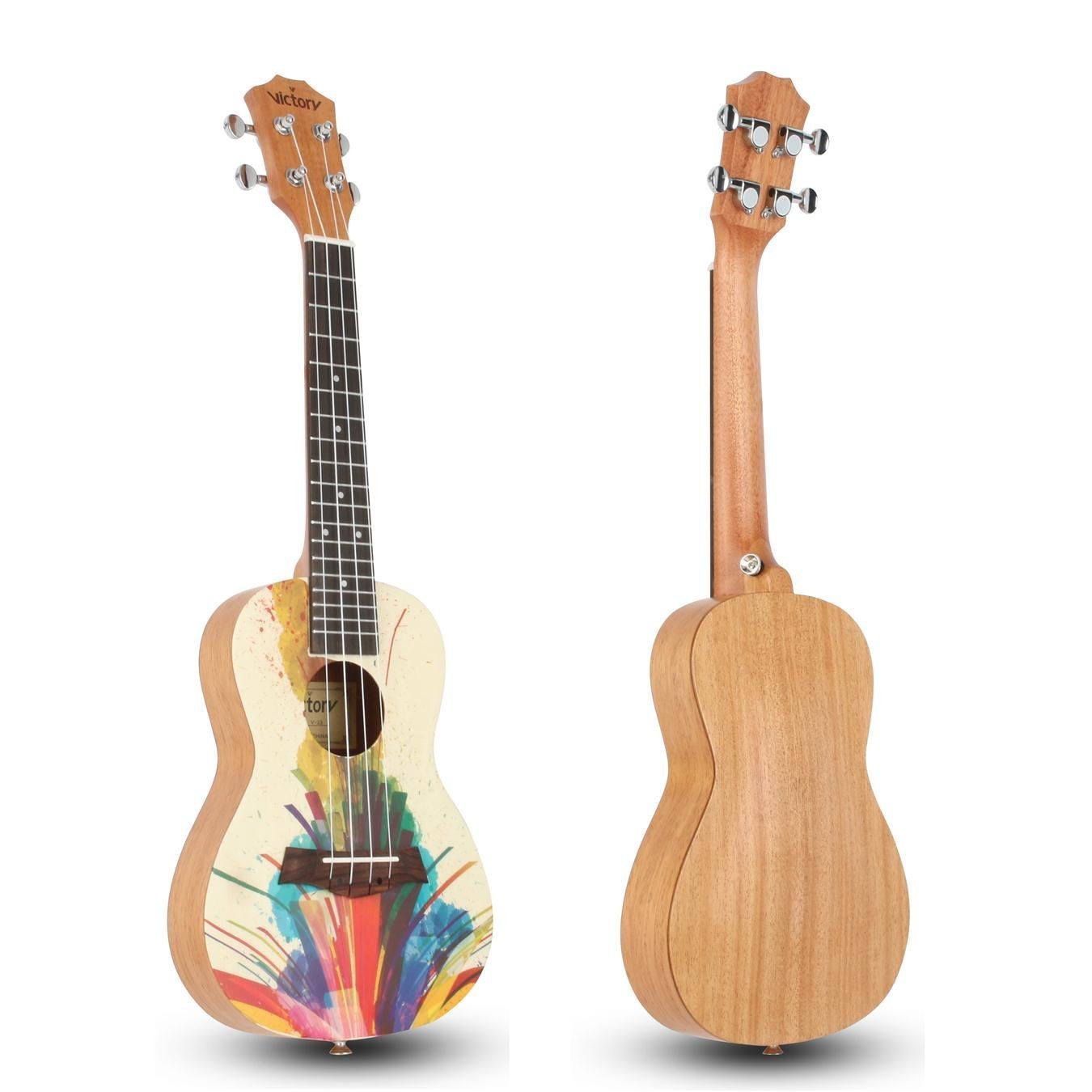 VIVICTORY concert Ukulele 23 Mahogany Aquila String Beginner Kit