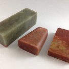 3 pieces of Chinese Seal Stone Stamp Gift Stamper Chop