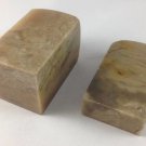 Two Pieces of Chinese Seal Nature Changhua Stone Stamper Chop