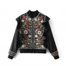 Scandinavian Royal Black Embroidered Jacket