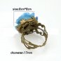 Yellow Rose Gothic Retro Ring