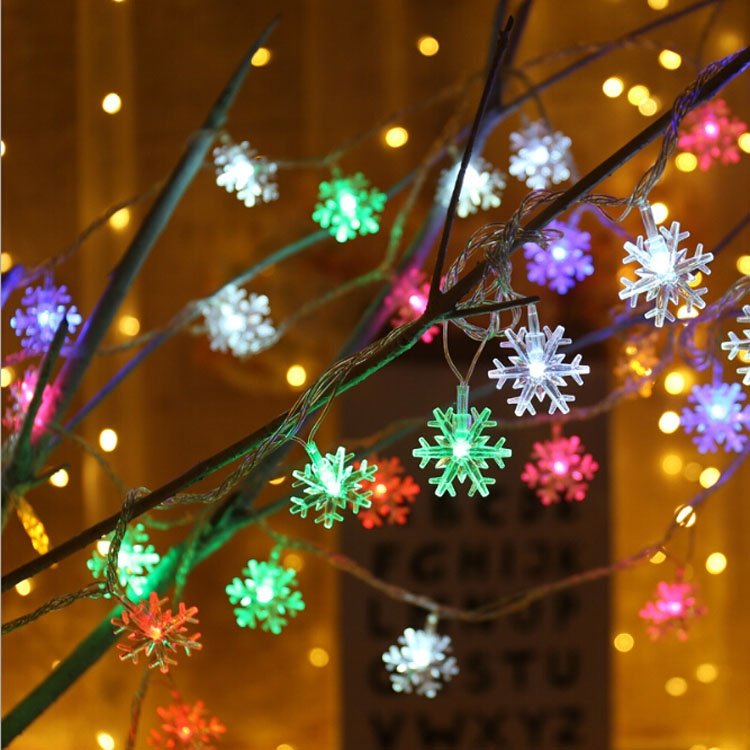 3m 20 LEDs USB Home New Year Christmas Decoration Snowflake Lights