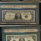 Two Centuries Of Us Currency Two Dollars With Protective Case 20190013 Two Centuries Of Us Currency Two Dollars With Protective Case 20190013