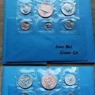 1986 D Denver MINT-ISSUED OFFICIAL SOUVENIR SET w/ MEDALLION fresh envelope  20190082a