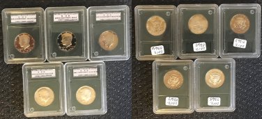FIVE Kennedy US Half Dollar Gem Cameo Proof Coins 2020lot5