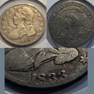 1833 BUST HALF DOLLAR OLD USA MONEY SILVER.. 20220141 1833 BUST HALF DOLLAR OLD USA MONEY SILVER.. 20220141