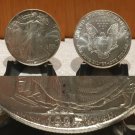 RARE 1994 $1 American Silver Eagle Obverse 7 over 4 Mint Error 20060004