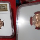 2010 LINCOLN SHIELD CENT NGC BU FIRST DAY OF ISSUE.    20230061