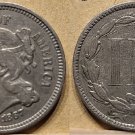 1867 3 Cent Nickel. 20230063 1867 3 Cent Nickel. 20230063