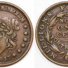 1837 Millions For Defense Not One Cent For Tribute Hard Times Token 20230048
