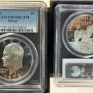 1972-S $1 EISENHOWER DOLLAR PCGS PR-69DCAM (SILVER).   20230042