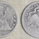 1876 SEATED LIBERTY QUARTER - GOOD DETAILS.     20230012