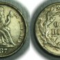 1887-S Liberty Seated Silver Dime - 10C - US     20200201