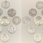 Lot of 9 old U.S.Coins, 90 % Silver, 1923-P Peaces dollar + 8 Half Dollars 2025lot4