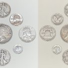 Lot of 9 old U.S.Coins, 90 % Silver, 1922 Peaces dollar + 4 Half's & More. 2025lot2 Lot of 9 old U.S.Coins, 90 % Silver, 1922 Peaces dollar + 4 Half's & More. 2025lot2