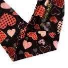 OS One Size Valentine Capri Leggings Fits Sizes 2-10 NWT