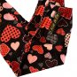 OS One Size Valentine Capri Leggings Fits Sizes 2-10 NWT