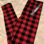 EXTRA PLUS Size Red Lumberjack Buffalo Leggings Fits Sizes 16-20