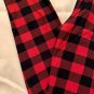 EXTRA PLUS Size Red Lumberjack Buffalo Leggings Fits Sizes 16-20