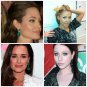 Beautiful Green Crystal Tear Drop Angelina Jolie Kyle Richards Earrings