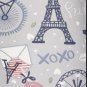 Plus Size Purple Lavender Paris Eiffel Tower Leggings Fits Sizes 12-18 NWT