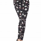 Extra Plus Size Christmas Snowman Candy Cane Leggings Fits Sizes 16-20