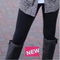 OS ONE SIZE Solid Black Leggings Fit Sizes 2-10 NWT
