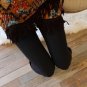 OS SIZE Solid Black Leggings Fits Sizes 2-10 NEW