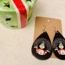 Grinch Faux Leather Christmas Earrings #7