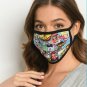 Comics Print Cotton Spandex Reusable Face Mask MADE IN USA