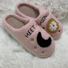 Pink Slippers for Women Comfy Meet me at Midnight Gift Size 6