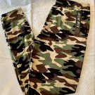 Plus Size Camo Green Brown Leggings Fits Sizes 12-18