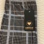 OS One Size Light Blue Plaid Leggings Fits Sizes 2-10 NWT