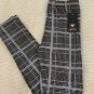 OS One Size Light Blue Plaid Leggings Fits Sizes 2-10 NWT