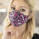 6 Floral Face Masks Cotton Spandex Reusable Face Mask MADE IN USA