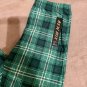 OS Green Plaid St Patrick Day Leggings Fits Sizes 2-10