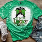 One Lucky Mama Bleached Shirt