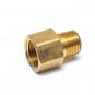 Pipe Adapter Brass 1/2" Female NPT to 3/8" Male NPT Water Oil Gas Air Vacuum