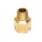 Pipe Adapter Brass 1/2" Female NPT to 3/8" Male NPT Water Oil Gas Air Vacuum
