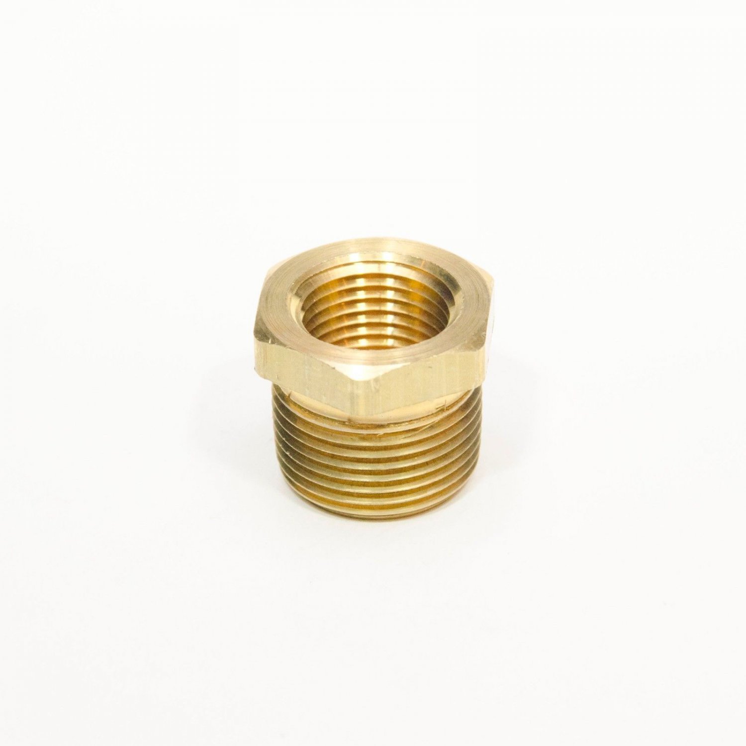 Brass Reducer bushing adapter 3/4 NPT Male x 1/2 NPT Female FasParts