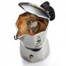 BRIKKA Elite BIALETTI 3 cups Italian espresso GOOD coffee Maker Espressomaschine