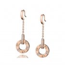 Womens High Quality Stainless Steel Love Earrings Bangle With Screw Driver
