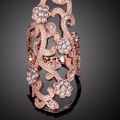 Womens Cubic Zirconia Stone Statement Cocktail Wedding Engagement Rings