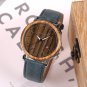 BOBO BIRD Wooden Leather Watch for Men Quartz Calendar Lightweight