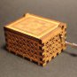 Antique hand crank Engraved Wooden Music Box Game Of Thrones - Theme Carved