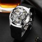Reef Tiger/RT Mens Sport Watch Big Skeleton Self-Wind Luminous Tourbillon RGA703