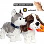 Electronic Pet Dog Puppy Interactive Sound Control Bark Soft Baby Toy Plush Doll