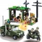 937pcs Enlighten Military Educational Building Blocks For Children Army Base Set